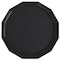Service Ideas Paneled Tray with Removable Insert, 12" diameter, Stainless Steel, Black Onyx TRPN1412RIBSBX - alternate 2